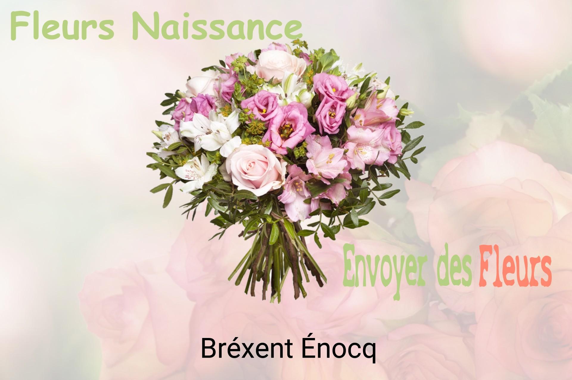 Bouquet de fleurs de naissance livré à Bréxent-Énocq
